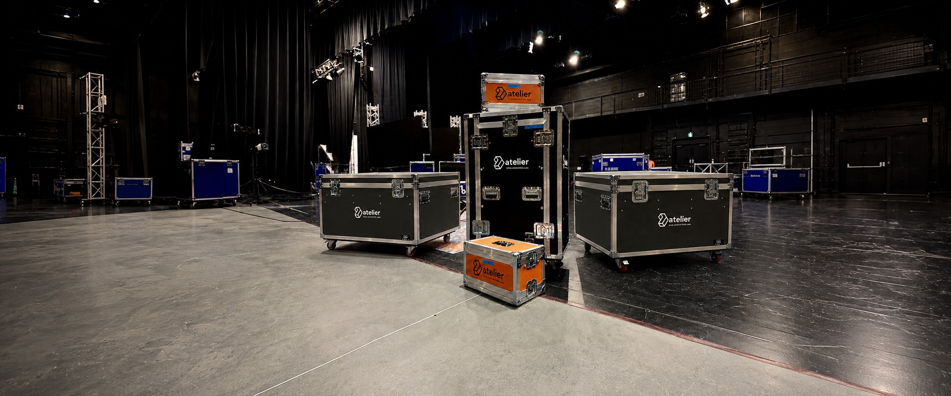 Atelier broadcast production systems staged for a live production