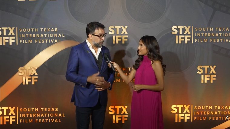 Atelier red-carpet interview coverage at the South Texas International Film Festival