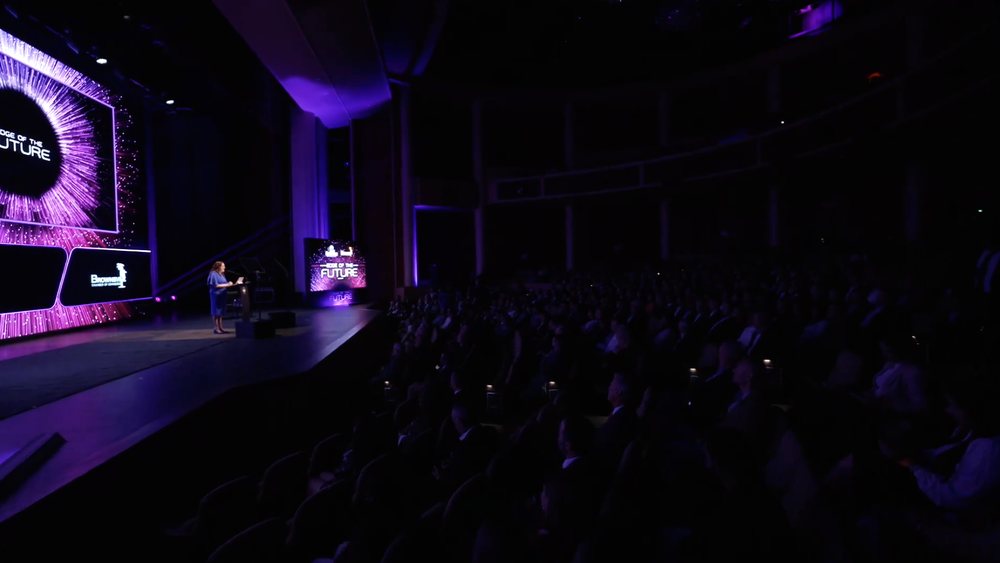 Full house during the live broadcast